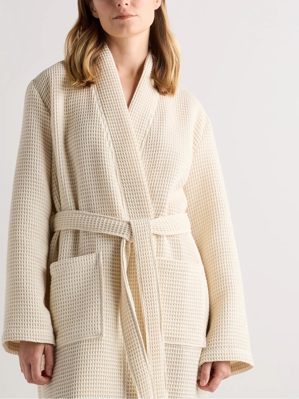 NWT Quince Organic Turkish Waffle Robe small